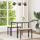 Spisebord Naturfarvet 70 x 70 x 75 cm Massiv fyrretræ