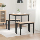 Spisebord Naturfarvet 70 x 70 x 75 cm Massiv fyrretræ