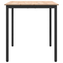 Spisebord Naturfarvet 70 x 70 x 75 cm Massiv fyrretræ