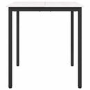 Spisebord Hvid 70 x 70 x 75 cm Massiv fyrretræ