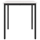 Spisebord Hvid 70 x 70 x 75 cm Massiv fyrretræ