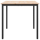 Spisebord Naturfarvet 80 x 80 x 75 cm Massiv fyrretræ