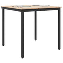 Spisebord Naturfarvet 80 x 80 x 75 cm Massiv fyrretræ