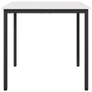 Spisebord Hvid 80 x 80 x 75 cm Massiv fyrretræ