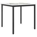 Spisebord Hvid 80 x 80 x 75 cm Massiv fyrretræ