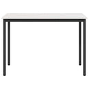 Spisebord Hvid 110 x 55 x 75 cm Massiv fyrretræ