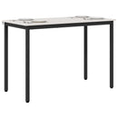 Spisebord Hvid 110 x 55 x 75 cm Massiv fyrretræ