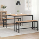 Spisebord Naturfarvet 110 x 110 x 75 cm Massiv fyrretræ