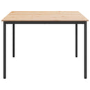 Spisebord Naturfarvet 110 x 110 x 75 cm Massiv fyrretræ