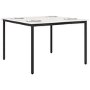 Spisebord Hvid 110 x 110 x 75 cm Massiv fyrretræ