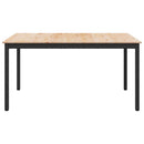 Spisebord Naturfarvet 140 x 80 x 75 cm Massiv fyrretræ