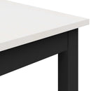 Spisebord Hvid 140 x 80 x 75 cm Massiv fyrretræ