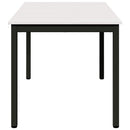 Spisebord Hvid 140 x 80 x 75 cm Massiv fyrretræ