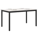 Spisebord Hvid 150 x 90 x 75 cm Massiv fyrretræ