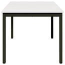 Spisebord Hvid 150 x 90 x 75 cm Massiv fyrretræ