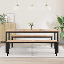 Spisebord Naturfarvet 180 x 90 x 75 cm Massiv fyrretræ