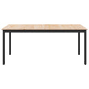 Spisebord Naturfarvet 180 x 90 x 75 cm Massiv fyrretræ