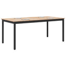 Spisebord Naturfarvet 180 x 90 x 75 cm Massiv fyrretræ