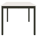 Spisebord Hvid 180 x 90 x 75 cm Massiv fyrretræ