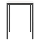 Barbord Hvid 80 x 80 x 105 cm Massiv fyrretræ