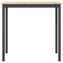 Barbord Naturfarvet 110 x 55 x 105 cm Massiv fyrretræ