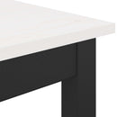 Barbord Hvid 110 x 55 x 105 cm Massiv fyrretræ