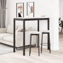 Barbord Hvid 110 x 55 x 105 cm Massiv fyrretræ