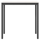 Barbord Hvid 110 x 55 x 105 cm Massiv fyrretræ