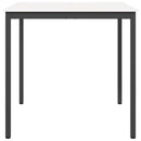 Barbord Hvid 110 x 110 x 105 cm Massiv fyrretræ