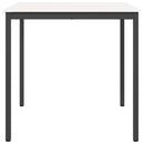 Barbord Hvid 110 x 110 x 105 cm Massiv fyrretræ