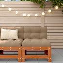 Have Mellem Sofa Massivt fyrretræ VoksBrun