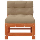 Have Mellem Sofa Massivt fyrretræ VoksBrun