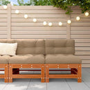 Have Mellem Sofa Massivt fyrretræ VoksBrun