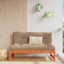 Have Mellem Sofa Massivt fyrretræ VoksBrun