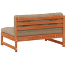 Have Mellem Sofa Massivt fyrretræ VoksBrun