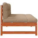 Have Mellem Sofa Massivt fyrretræ VoksBrun