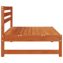 Have Mellem Sofa Massivt fyrretræ VoksBrun 120 x 84 x 70 cm