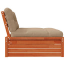 Have Mellem Sofa Massivt fyrretræ VoksBrun