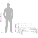 Have Mellem Sofa Massivt fyrretræ VoksBrun