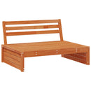 Have Mellem Sofa Massivt fyrretræ VoksBrun 120 x 95 x 69 cm