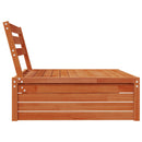 Have Mellem Sofa Massivt fyrretræ VoksBrun 120 x 95 x 69 cm