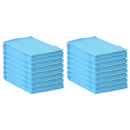 Non-vævet stof pet træningspude 50 pcs Blå og Hvid 60 x 60 cm