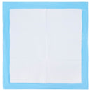 Non-vævet stof pet træningspude 50 pcs Blå og Hvid 60 x 60 cm