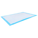 Non-vævet stof pet træningspude 100 pcs Blå og Hvid 120 x 80 cm