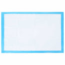Non-vævet stof pet træningspude 200 pcs Blå og Hvid 120 x 80 cm