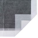 Non-vævet stof pet træningspude 200 pcs Sort og Hvid 45 x 33 cm
