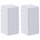 Non-vævet stof pet træningspude 50 pcs Sort og Hvid 60 x 45 cm
