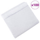 Non-vævet stof pet træningspude 100 pcs Sort og Hvid 60 x 45 cm
