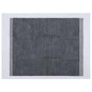 Non-vævet stof pet træningspude 200 pcs Sort og Hvid 60 x 45 cm