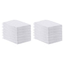 Non-vævet stof pet træningspude 50 pcs Sort og Hvid 60 x 60 cm